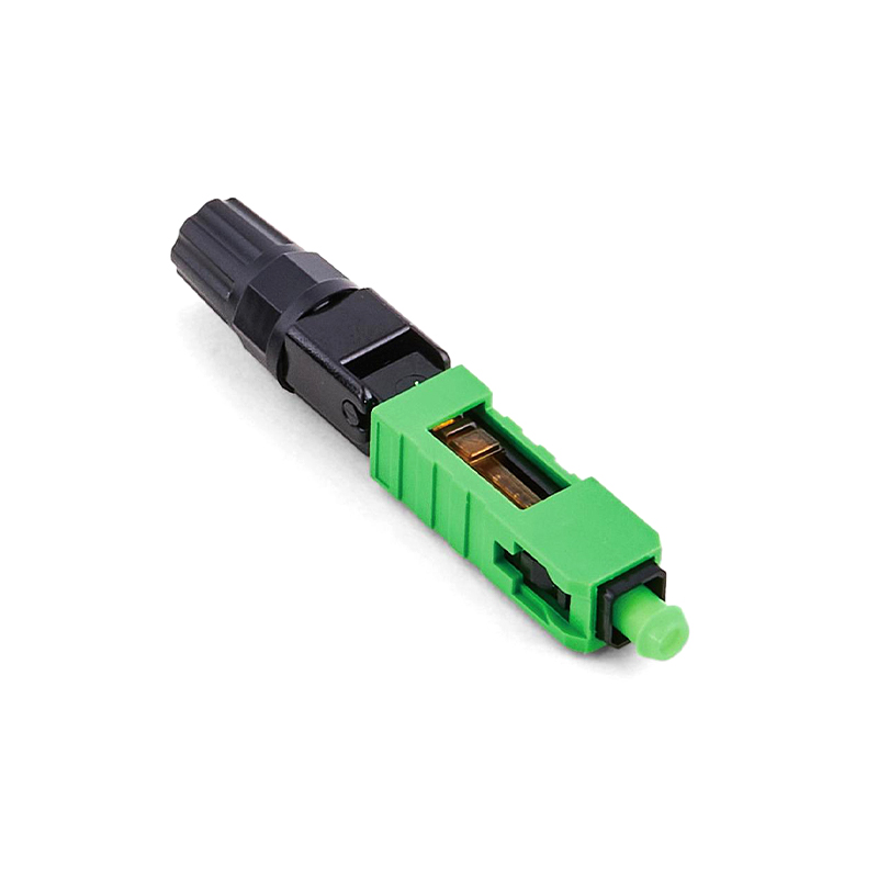 GSG-01W-60mm-APC Horizontale glasvezel snelle connector